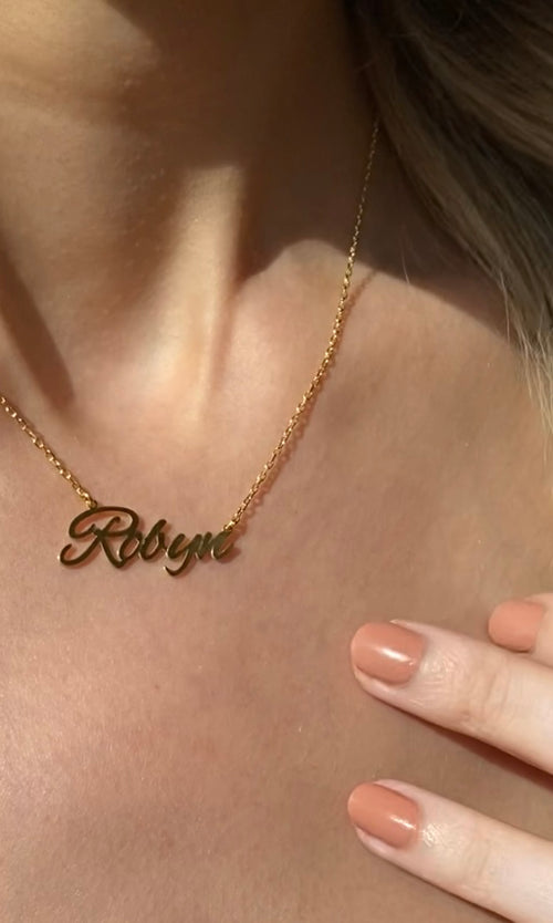 Paul Valentine Namenskette Script