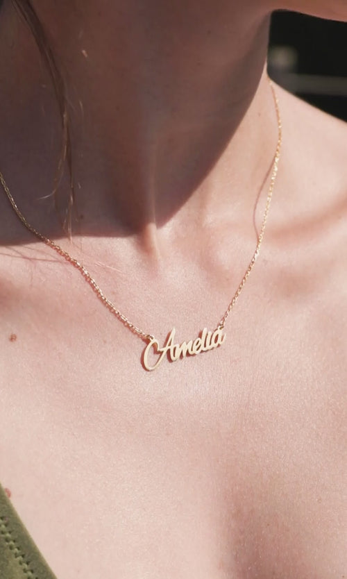 Paul Valentine Namenskette Script