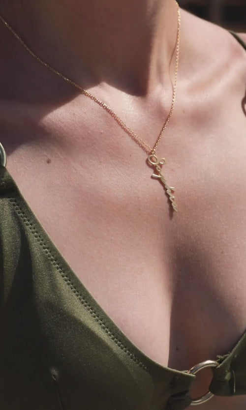 Paul Valentine Namenskette Vertical