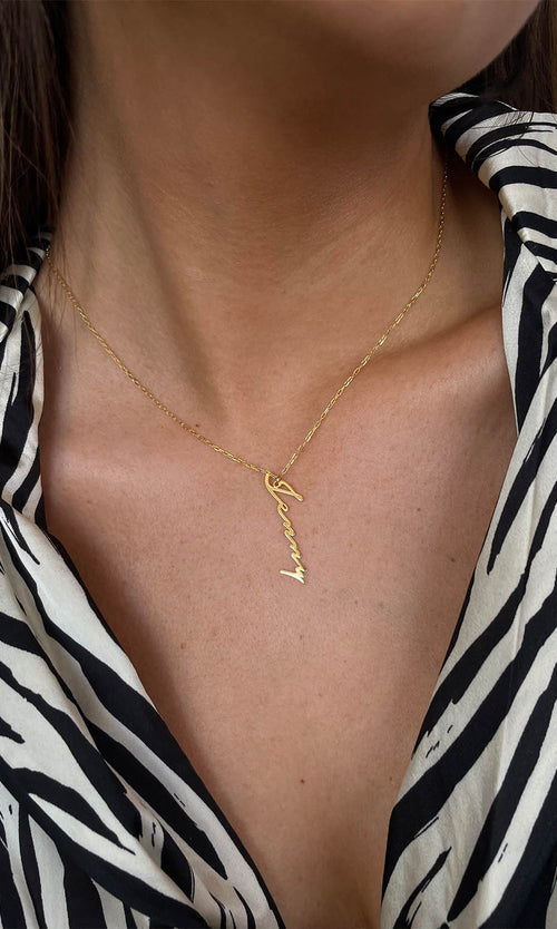 Paul Valentine Namenskette Vertical