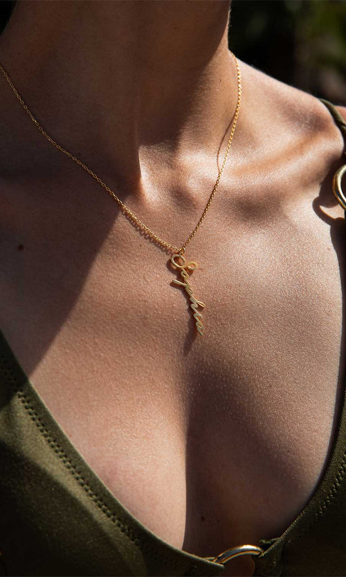 Paul Valentine Namenskette Vertical