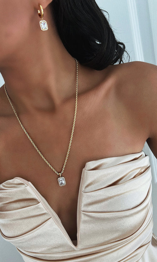 Paul Valentine Pavé Emerald Huggies