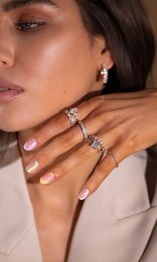 Paul Valentine Pavé Ring Small