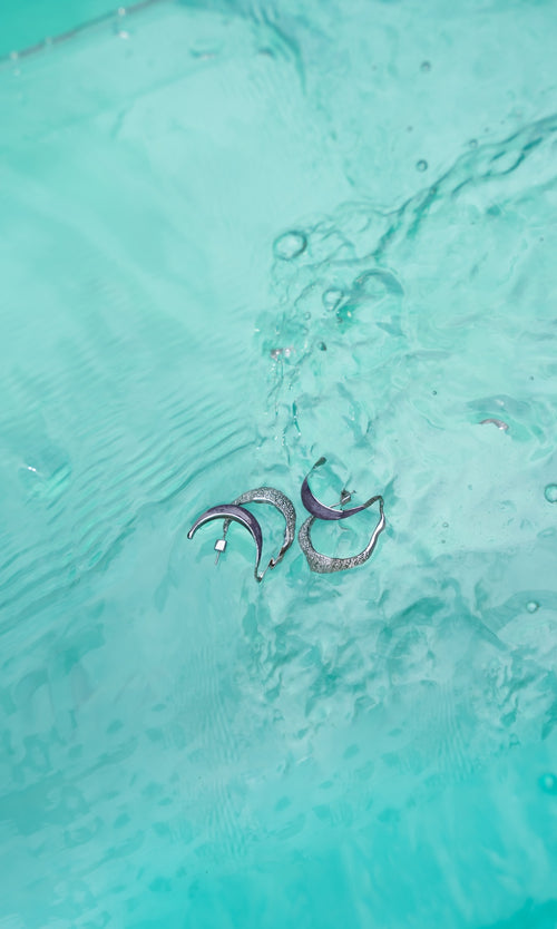 Paul Valentine Underwater Enamel Hoops