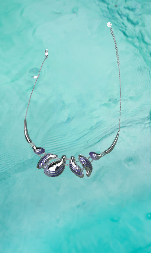 Paul Valentine Underwater Enamel Necklace