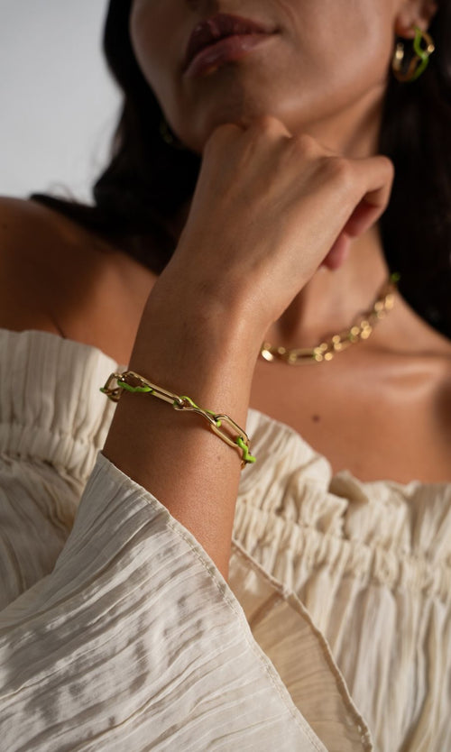 Paul Valentine Wave Rush Enamel Bracelet