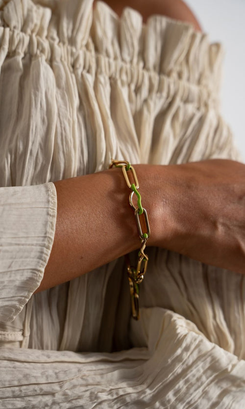 Paul Valentine Wave Rush Enamel Bracelet