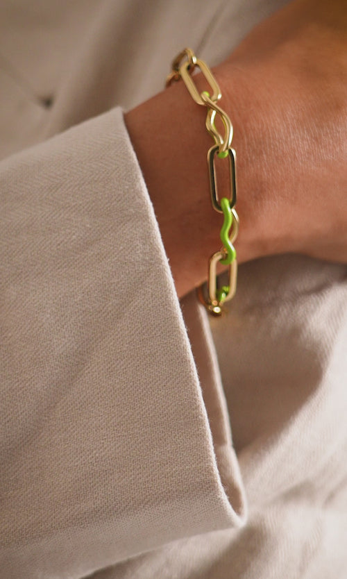 Paul Valentine Wave Rush Enamel Bracelet