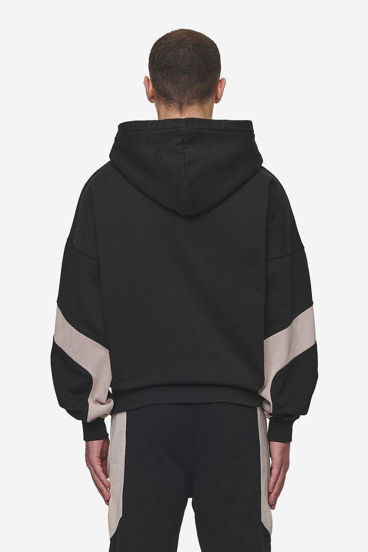 Pegador Aderno Boxy Sweat Jacket Washed Black Light Beige