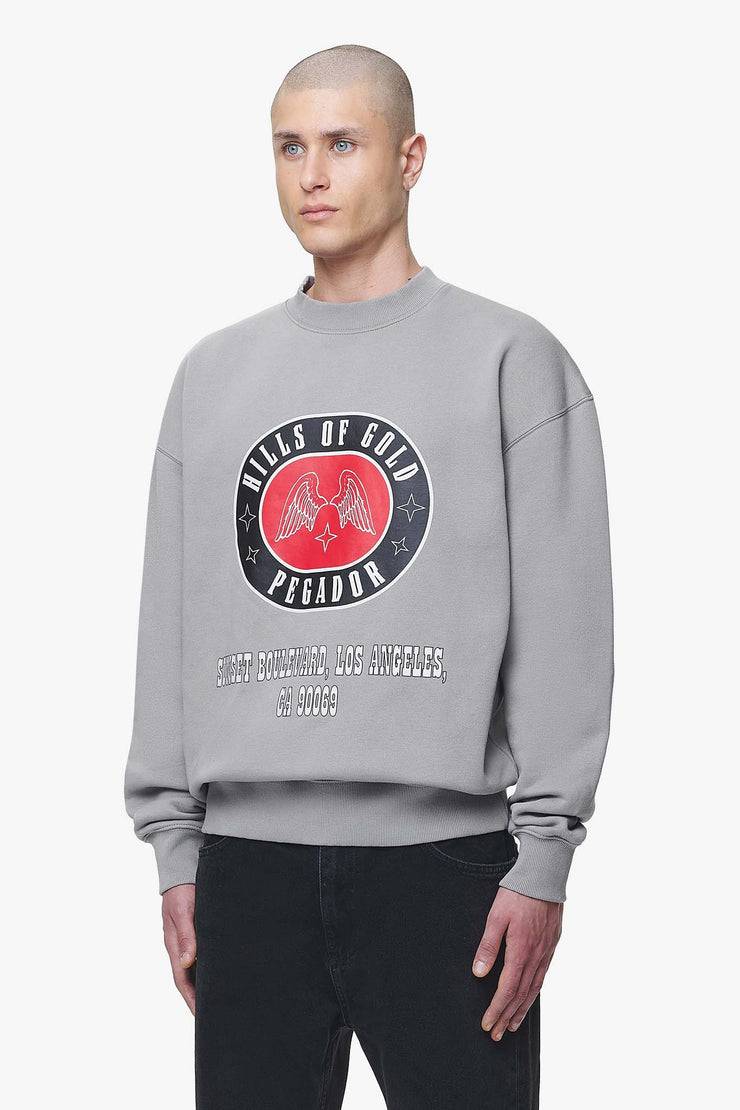 Pegador Algon Oversized Sweater Vintage Washed Dusk Grey