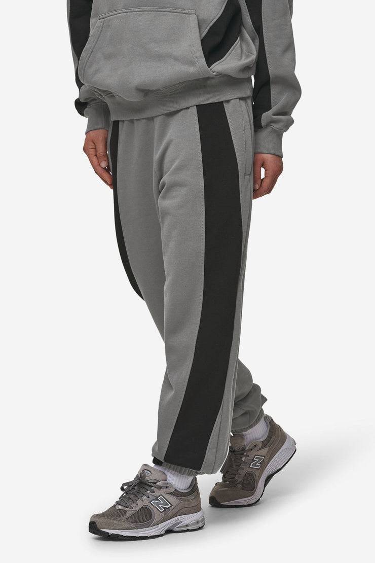 Pegador Amira High Waisted Sweat Pants Washed Deep Grey Black