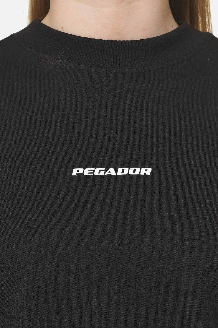 Pegador Arendal Logo Heavy Oversized Tee Black White