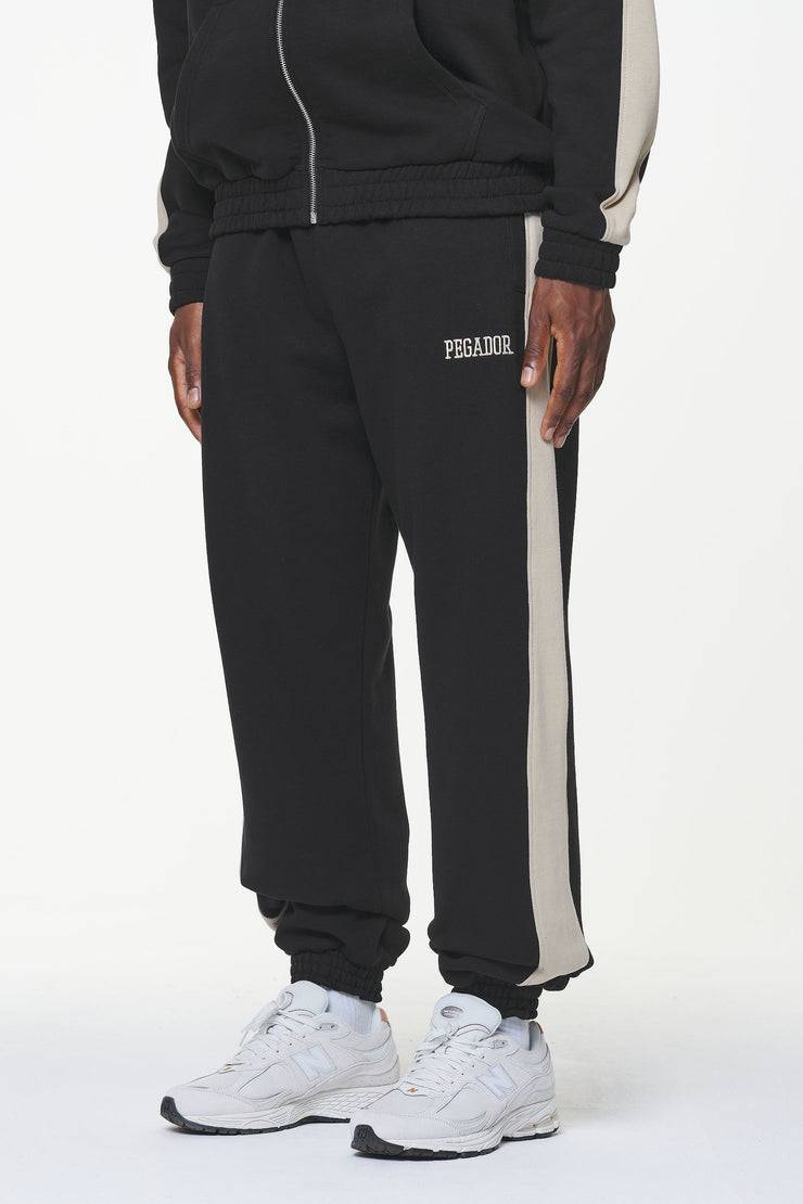Pegador Aytoun Heavy Sweat Pants Vintage Washed Onyx Black