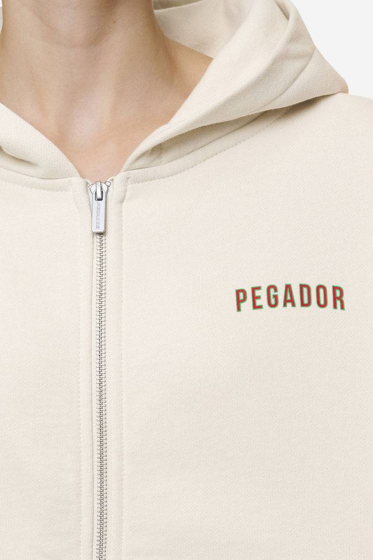 Pegador Balari Oversized Sweat Jacket Washed Coast Sand