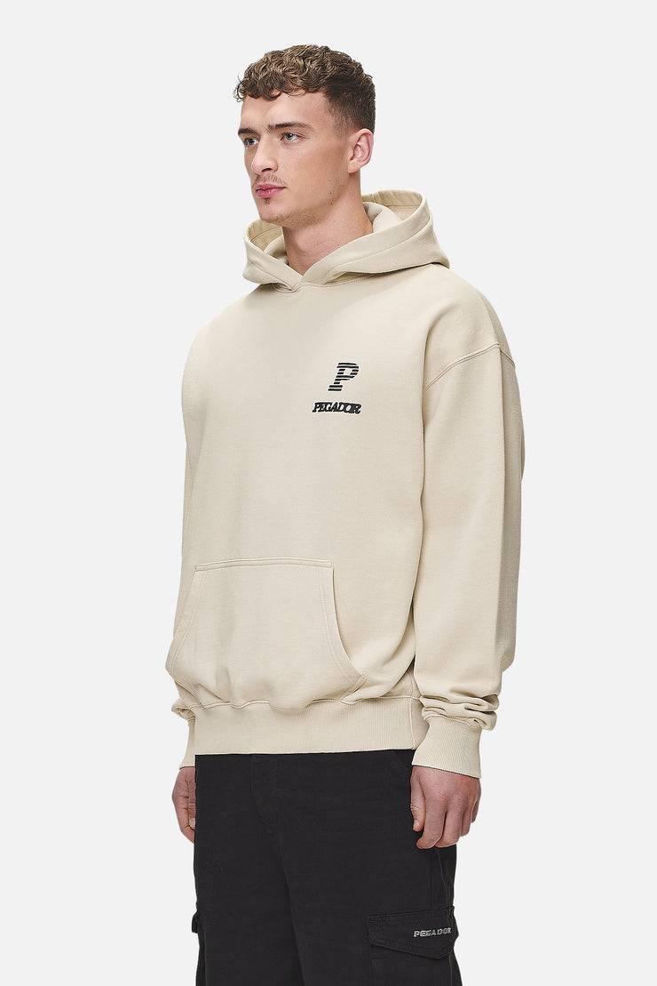 Pegador Baldock Oversized Hoodie Washed Desert Sand