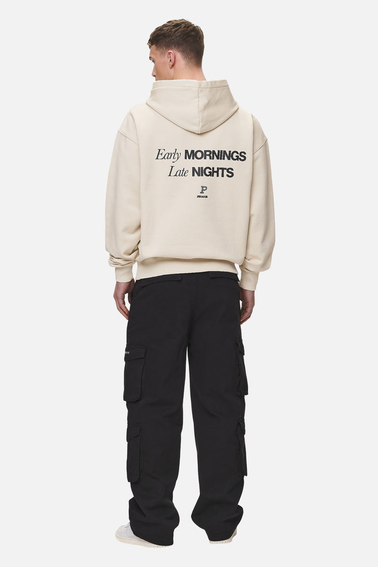 Pegador Baldock Oversized Hoodie Washed Desert Sand