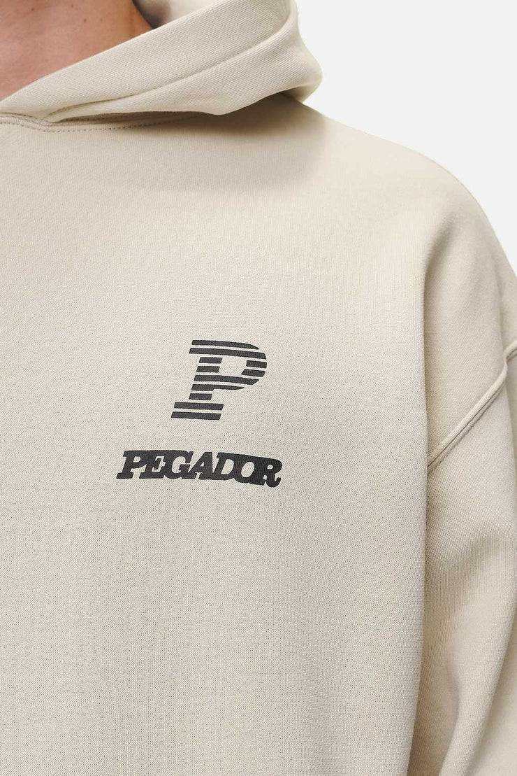 Pegador Baldock Oversized Hoodie Washed Desert Sand