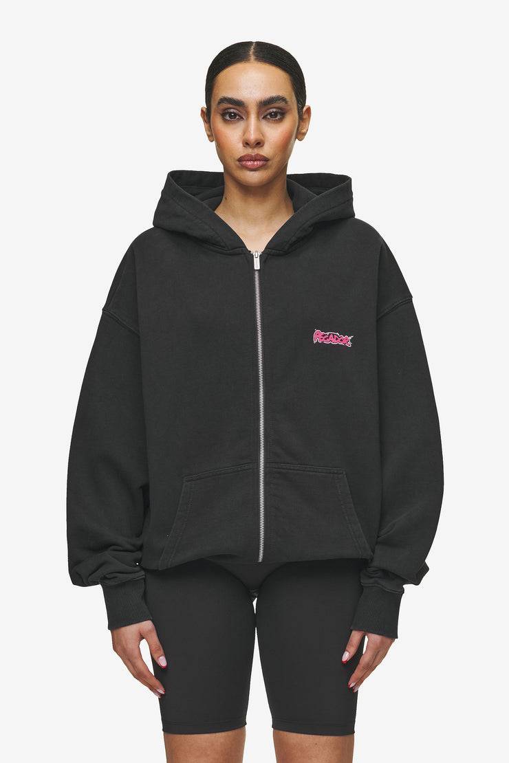 Pegador Barret Terry Oversized Sweat Jacket Vintage Black