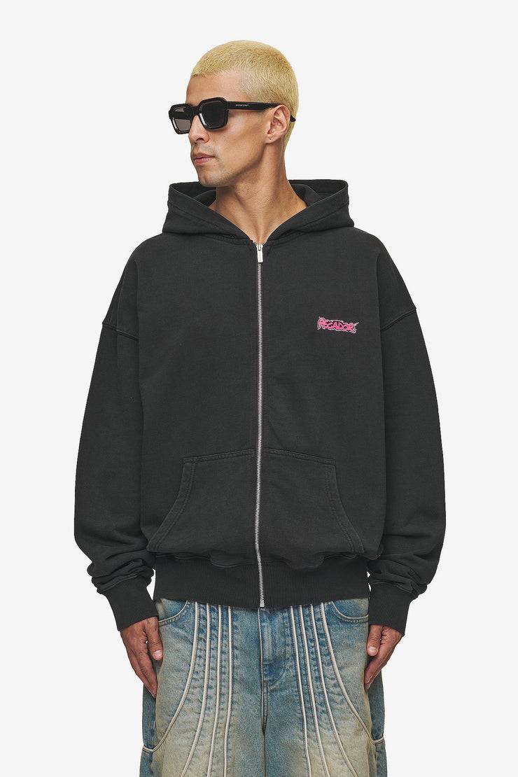 Pegador Barret Terry Oversized Sweat Jacket Vintage Black