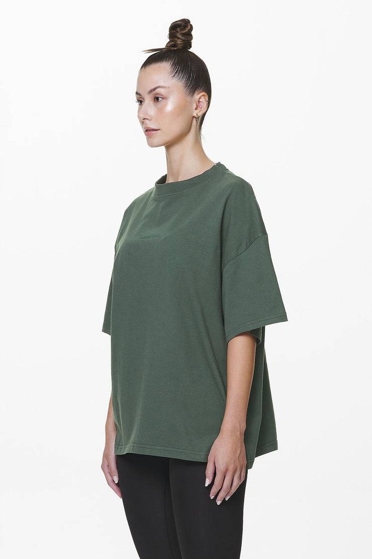 Pegador Bel Air Heavy Oversized Tee Washed Sage Green Gum