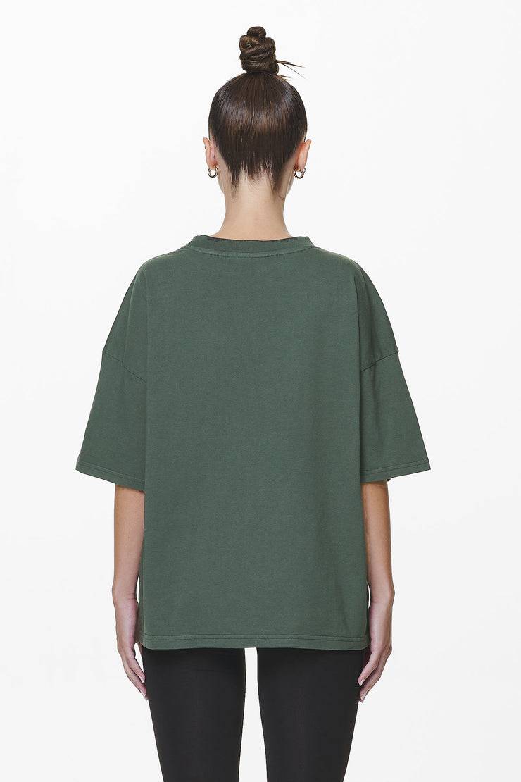 Pegador Bel Air Heavy Oversized Tee Washed Sage Green Gum