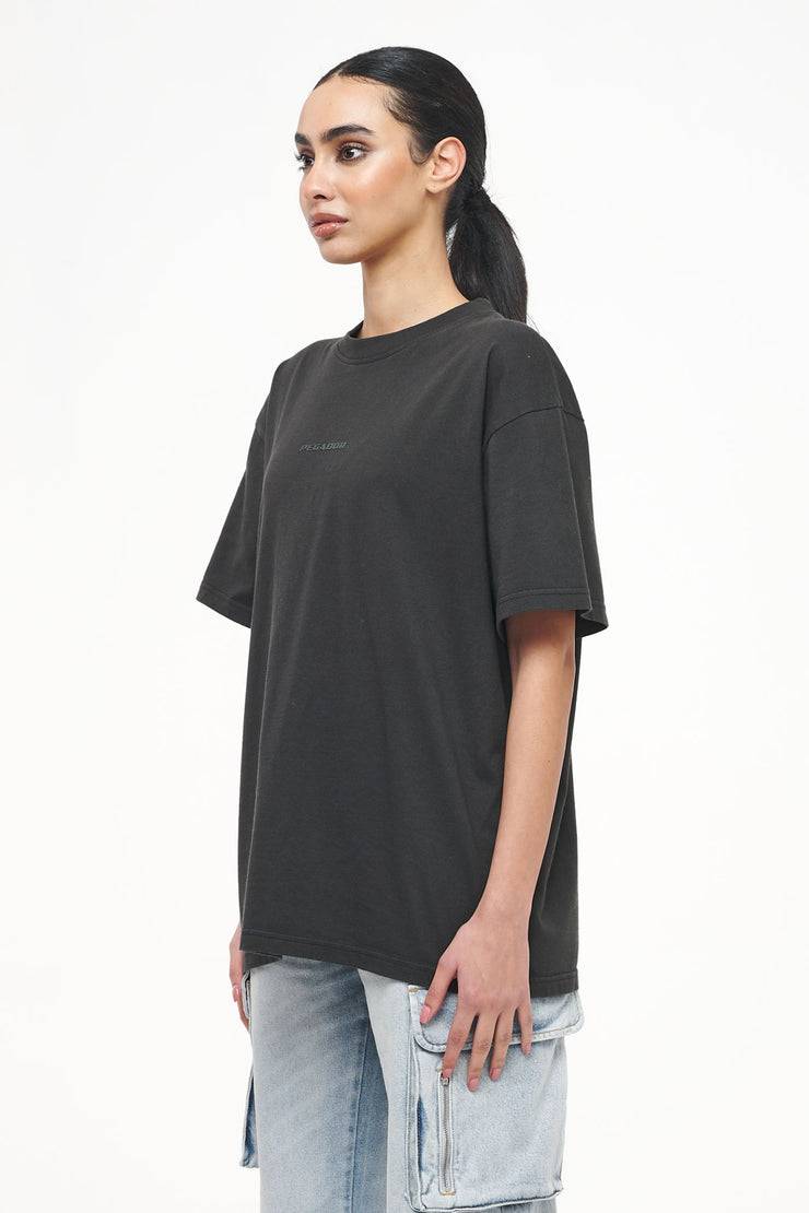 Pegador Beverly Oversized Tee Vintage Washed Iron Grey Gum