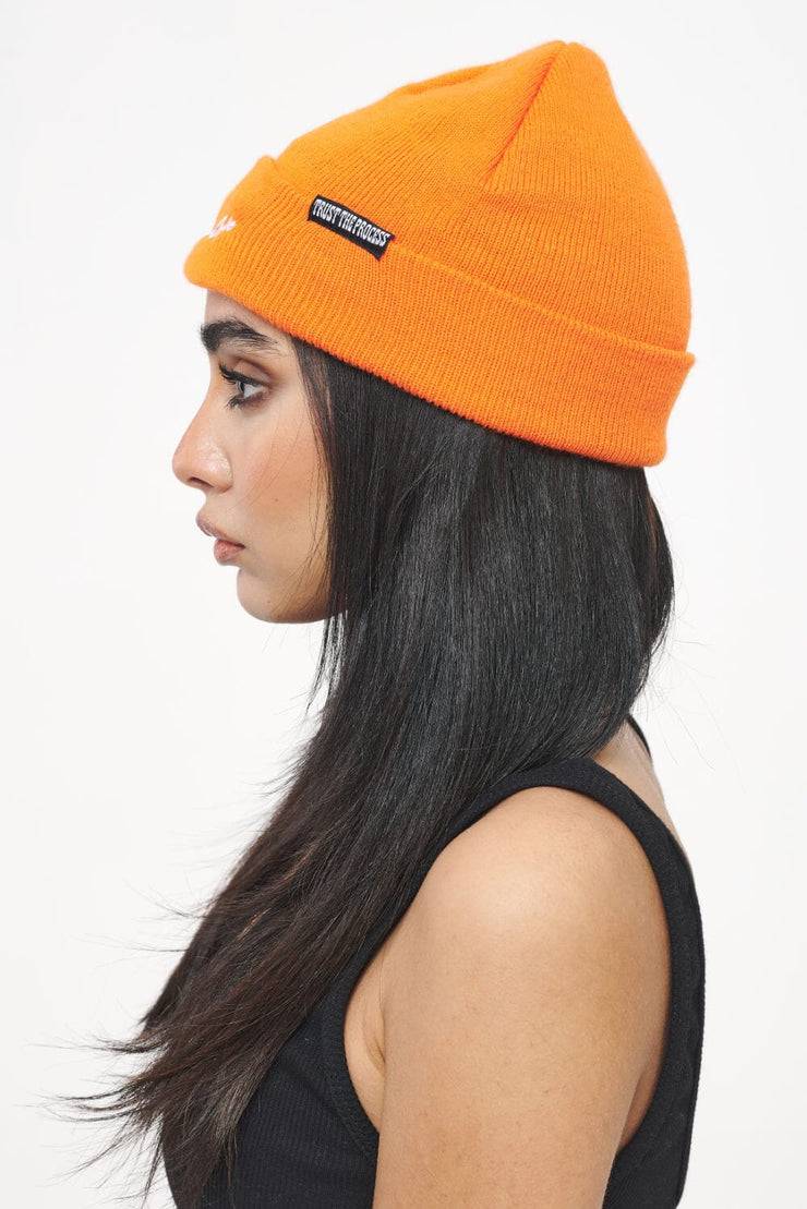 Pegador Birch Fisherman Beanie Sunrise Orange White