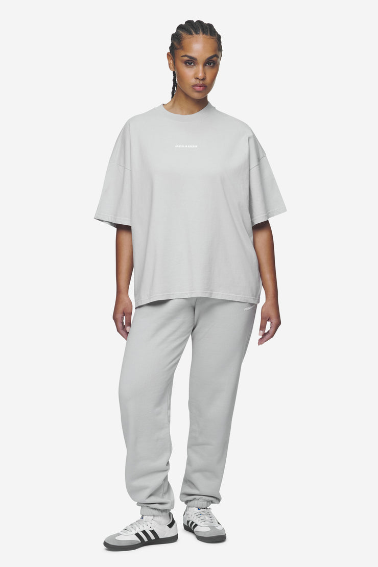 Pegador Bracy Heavy Oversized Tee Washed Sky Grey White Gum
