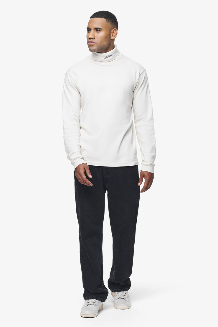 Pegador Bute Turtle Neck Longsleeve Vintage Washed Angels Cream