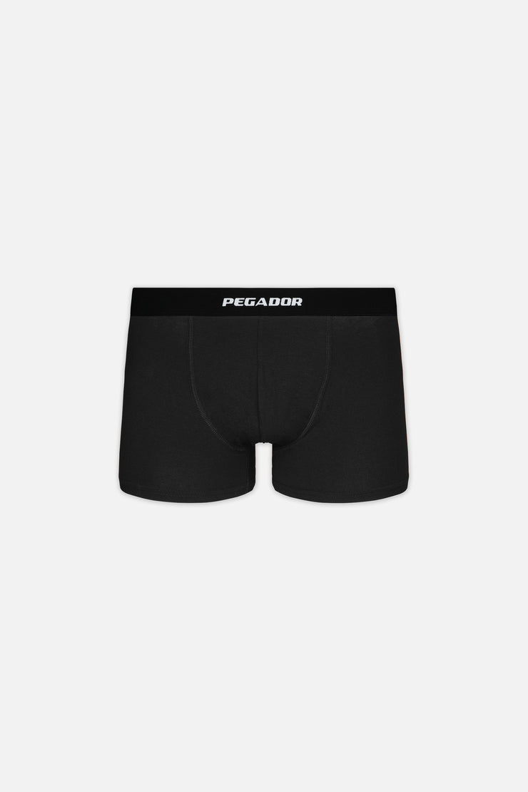 Pegador Camino Boxershorts Single Logo 3 Pack Black Black