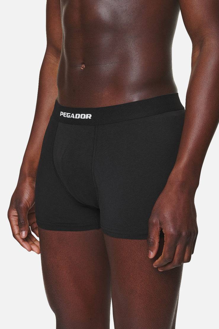 Pegador Camino Boxershorts Single Logo 3 Pack Black Black