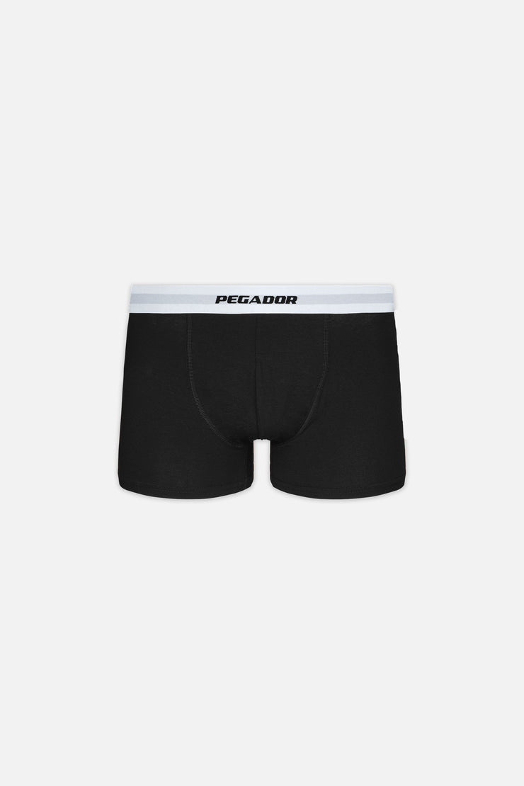 Pegador Camino Boxershorts Single Logo 3 Pack Black White