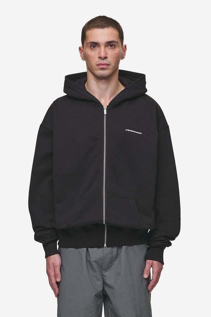 Pegador Charles Oversized Sweat Jacket Washed Black