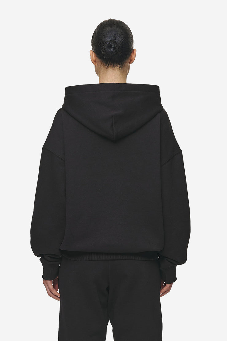 Pegador Clarita Logo Oversized Hoodie Black White Gum