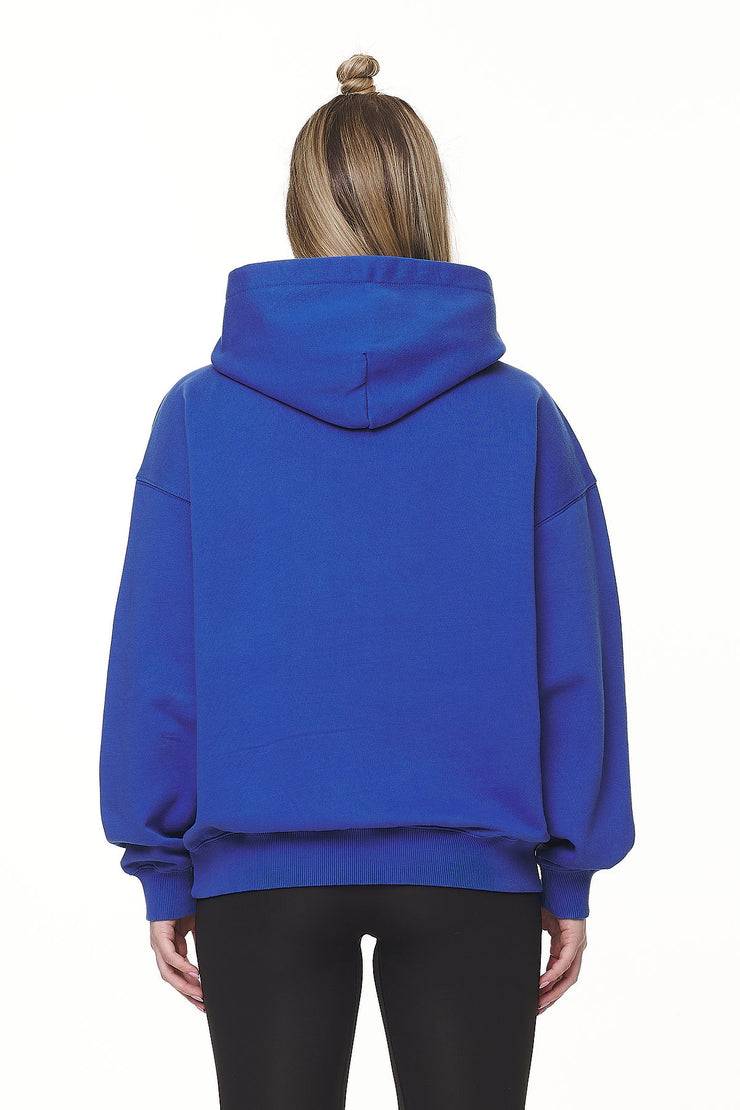 Pegador Clarita Logo Oversized Hoodie Washed True Blue White Gum