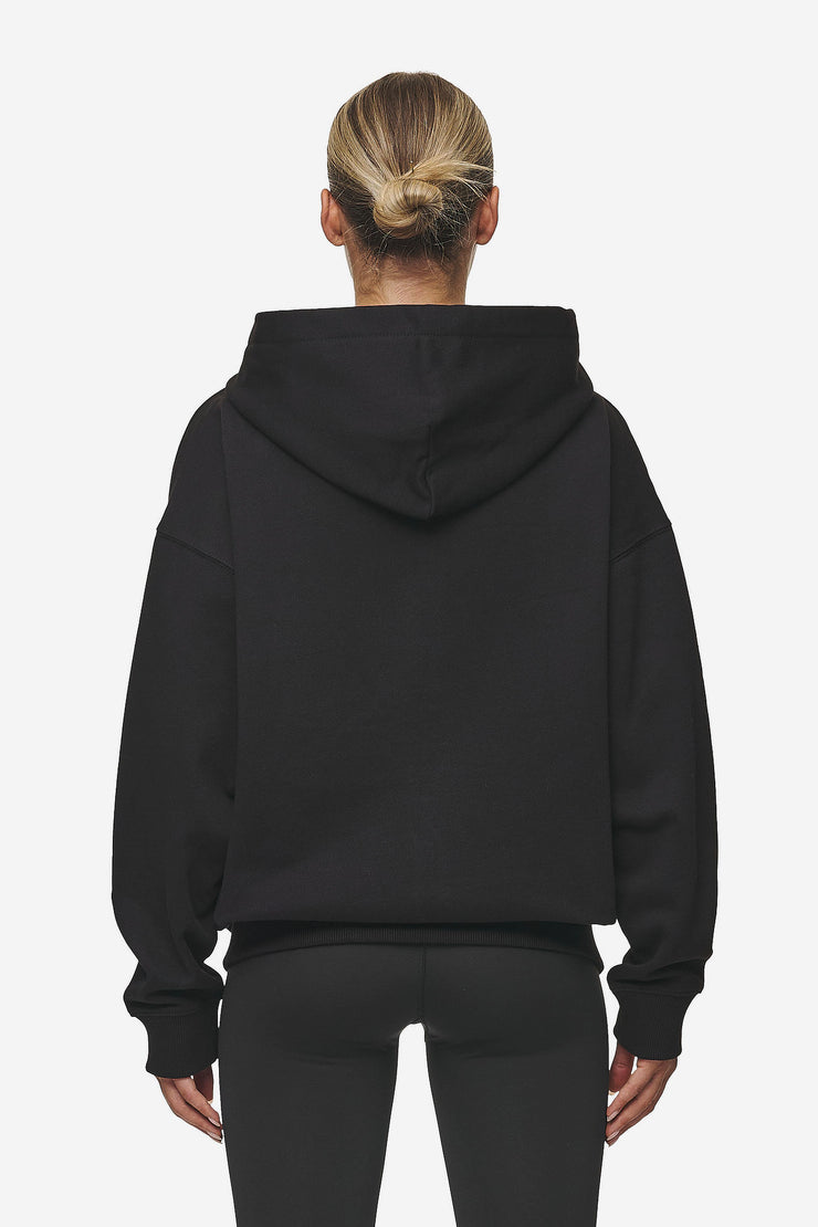 Pegador Clarita Oversized Sweat Jacket Black White Gum