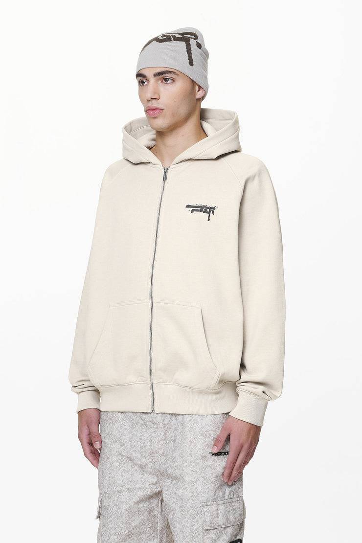 Pegador Condor Raglan Sweat Jacket Washed Dust Cream