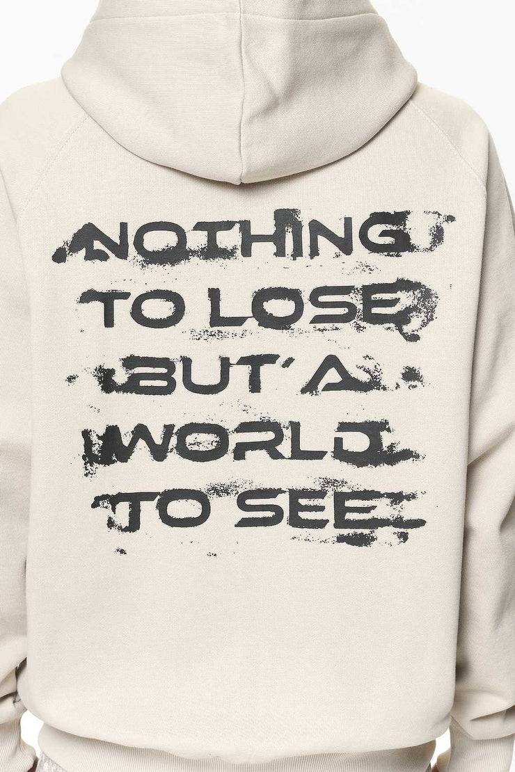 Pegador Condor Raglan Sweat Jacket Washed Dust Cream