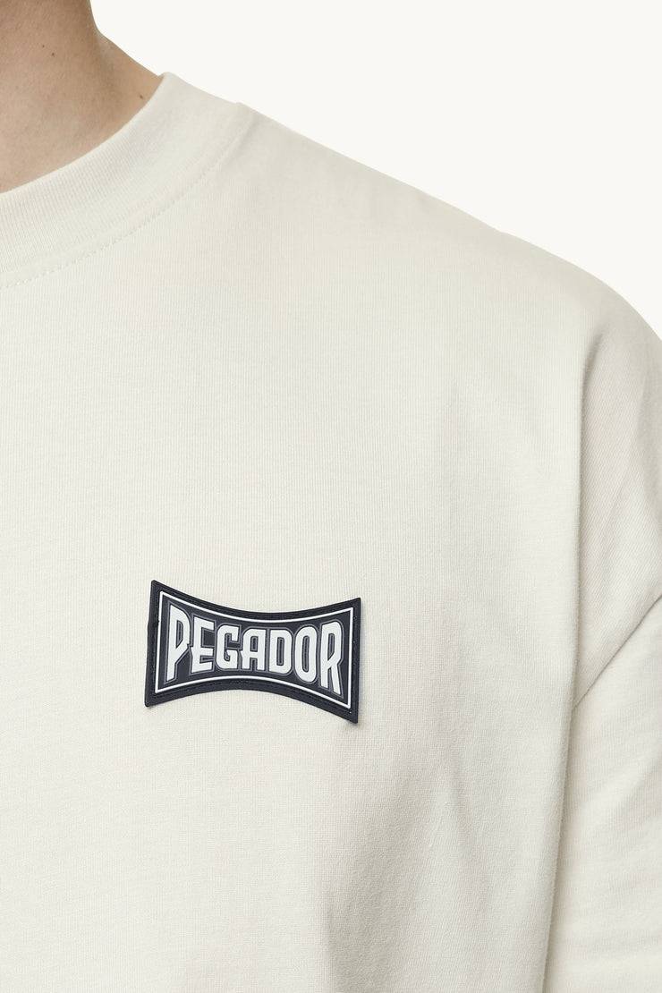 Pegador Dacko Oversized Tee Washed Salty Cream Black