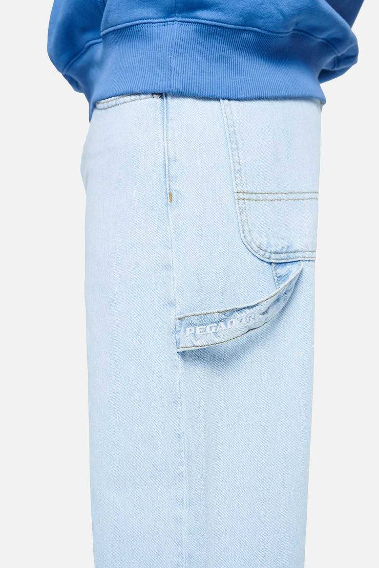 Pegador Daule Baggy Workwear Jeans Washed Cold Blue