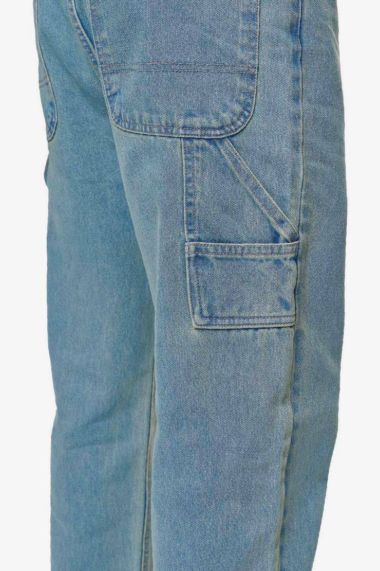 Pegador Daule Baggy Workwear Jeans Washed Vintage Blue