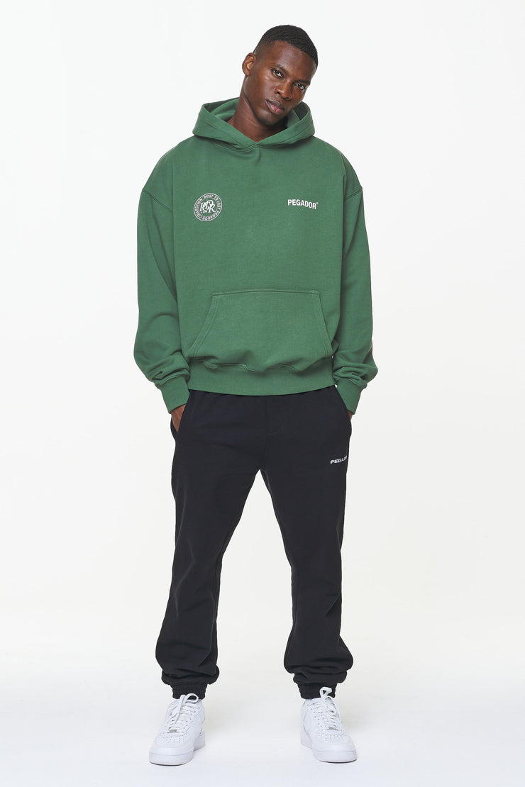 Pegador Dike Oversized Hoodie Vintage British Green