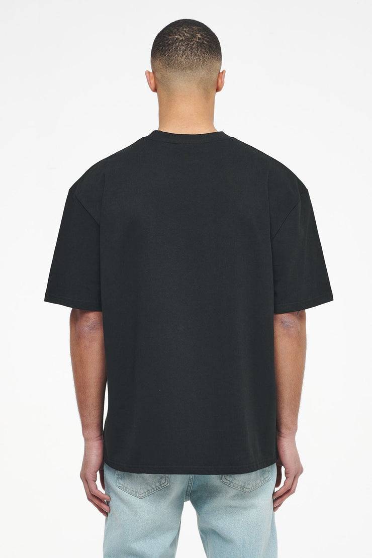 Pegador Dinmont Oversized Tee Vintage Washed Black Ink