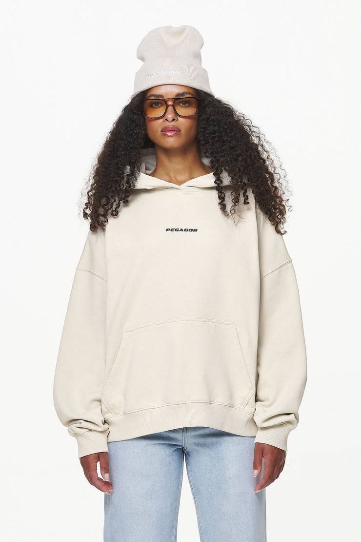 Pegador Dorothy Oversized Hoodie Vintage Washed Bone White