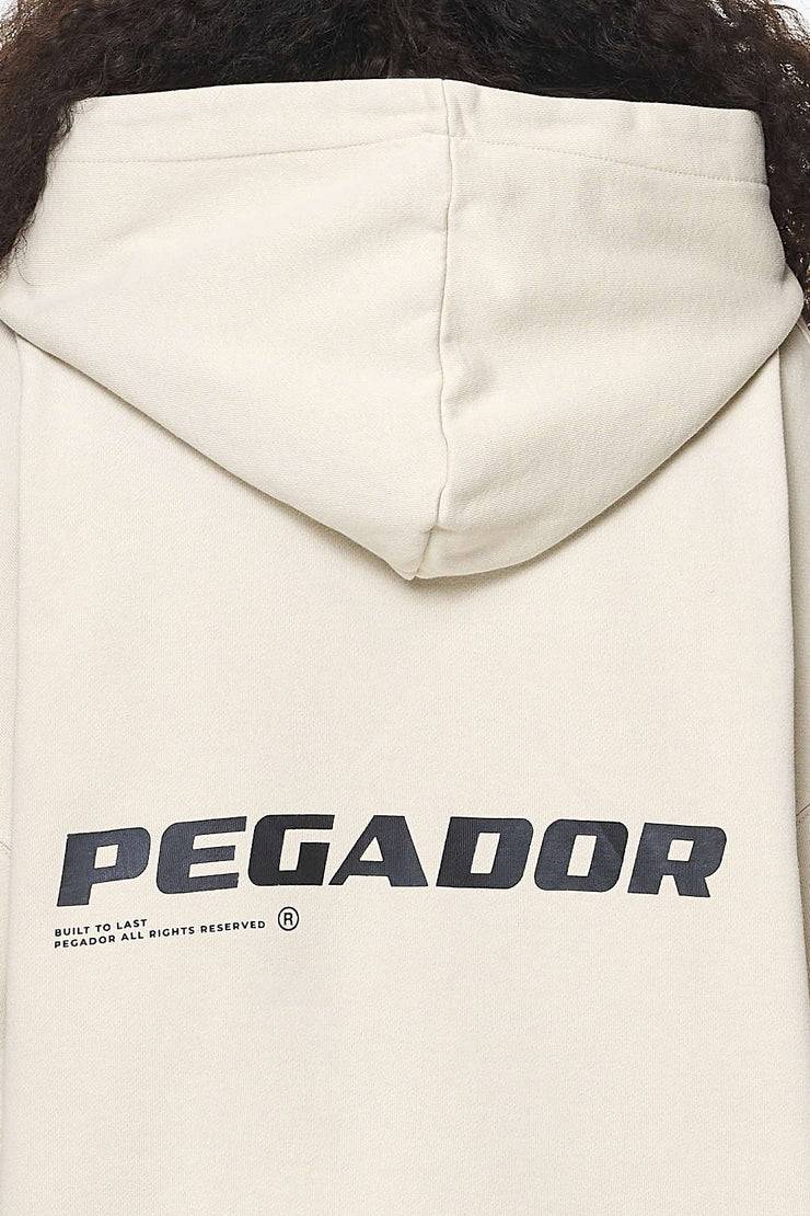 Pegador Dorothy Oversized Hoodie Vintage Washed Bone White