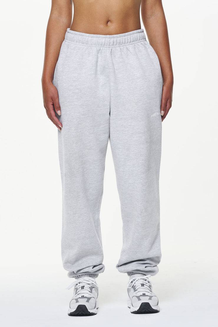 Pegador Durward High Waisted Sweat Pants Grey Melange