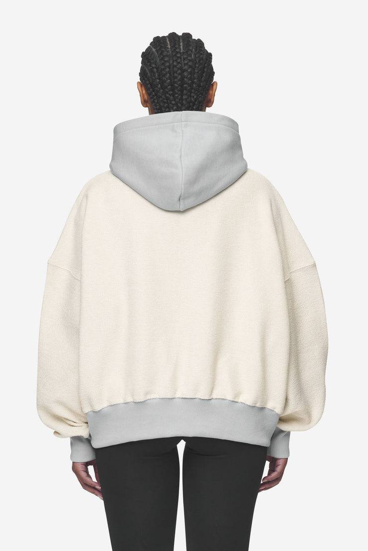 Pegador Estela Inside-Out Oversized Hoodie Coast Sand Sky Grey