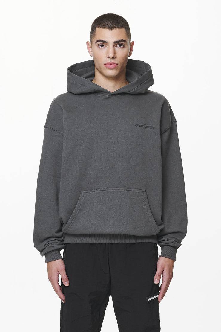 Pegador Furber Oversized Hoodie Washed Volcano Grey