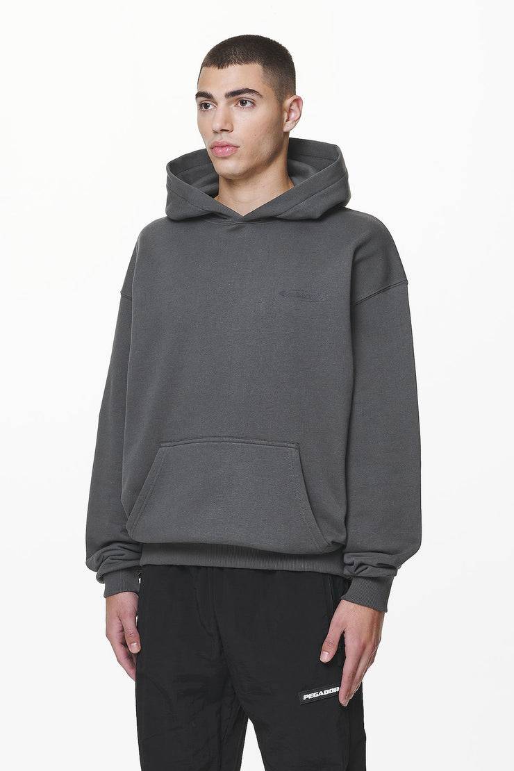 Pegador Furber Oversized Hoodie Washed Volcano Grey