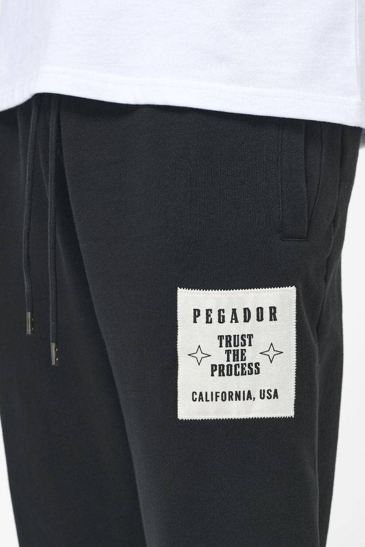 Pegador Galt Heavy Sweat Pants Vintage Washed Black Ink